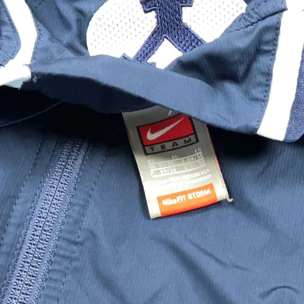 Nike BYU Brigham Young Cougars Windbreaker Jacket Navy XL NikeFit Team Issued